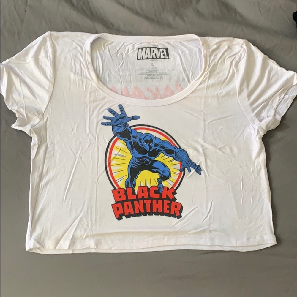 Black Panther Crop Top
